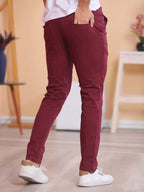 Calça Masculina em Sarja com Elastano Estilo Alfaiataria