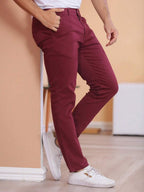 Calça Masculina em Sarja com Elastano Estilo Alfaiataria