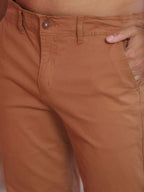 Calça Masculina em Sarja com Elastano Estilo Alfaiataria