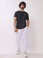 Calça Masculina em Sarja com Elastano Estilo Alfaiataria