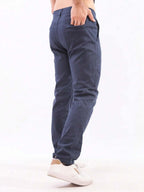 Calça Masculina em Sarja com Elastano Estilo Alfaiataria