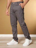 Calça Masculina em Sarja com Elastano Estilo Alfaiataria