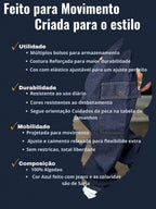 Calça Cargo Masculina em Sarja, Modelagem Oversized