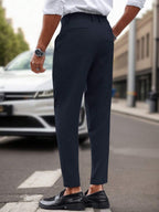 Calças Skinny De Terno De Negócios Para Homens