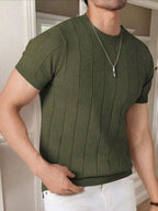 Camiseta Básica Masculina Malha