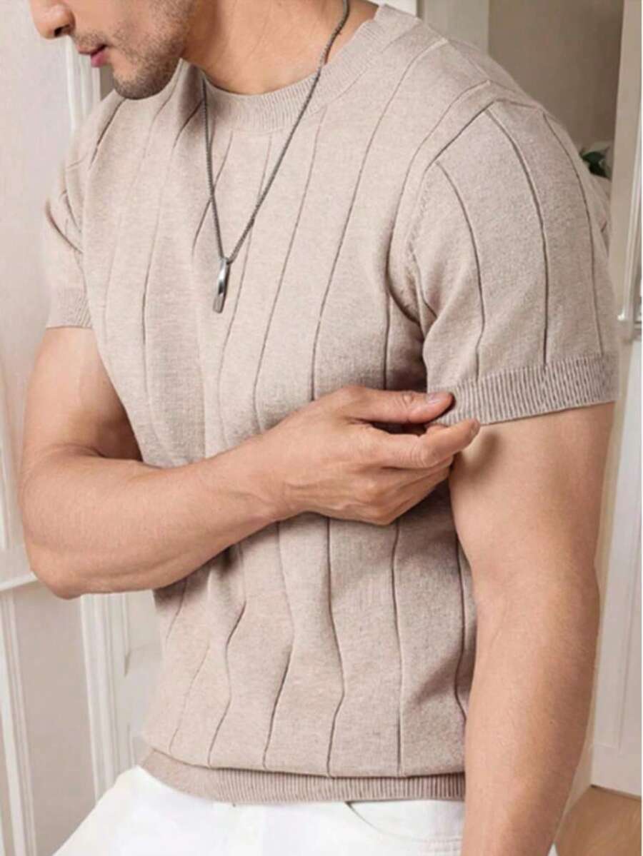 Camiseta Básica Masculina Malha
