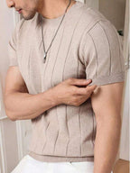 Camiseta Básica Masculina Malha