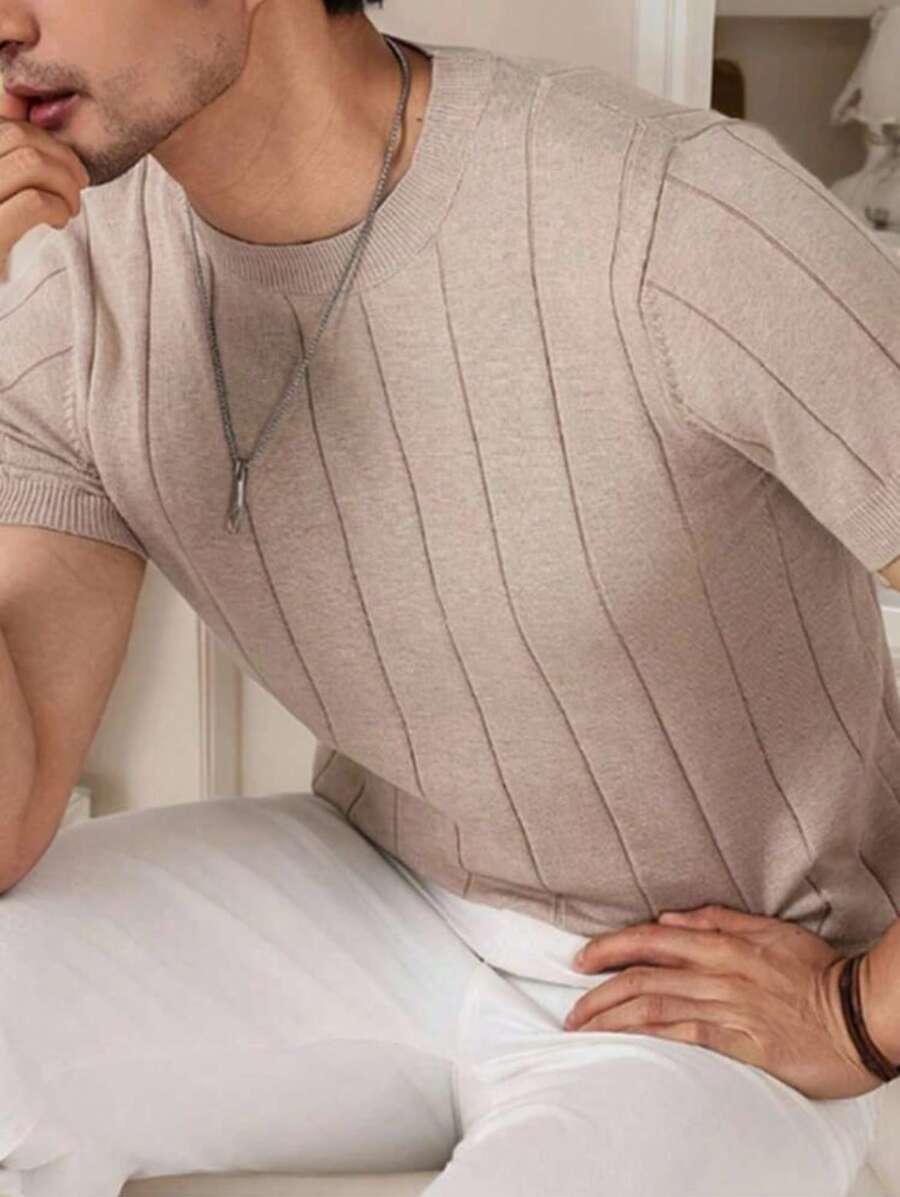 Camiseta Básica Masculina Malha