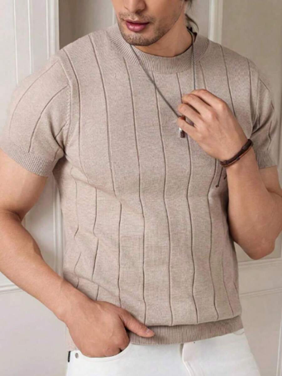 Camiseta Básica Masculina Malha