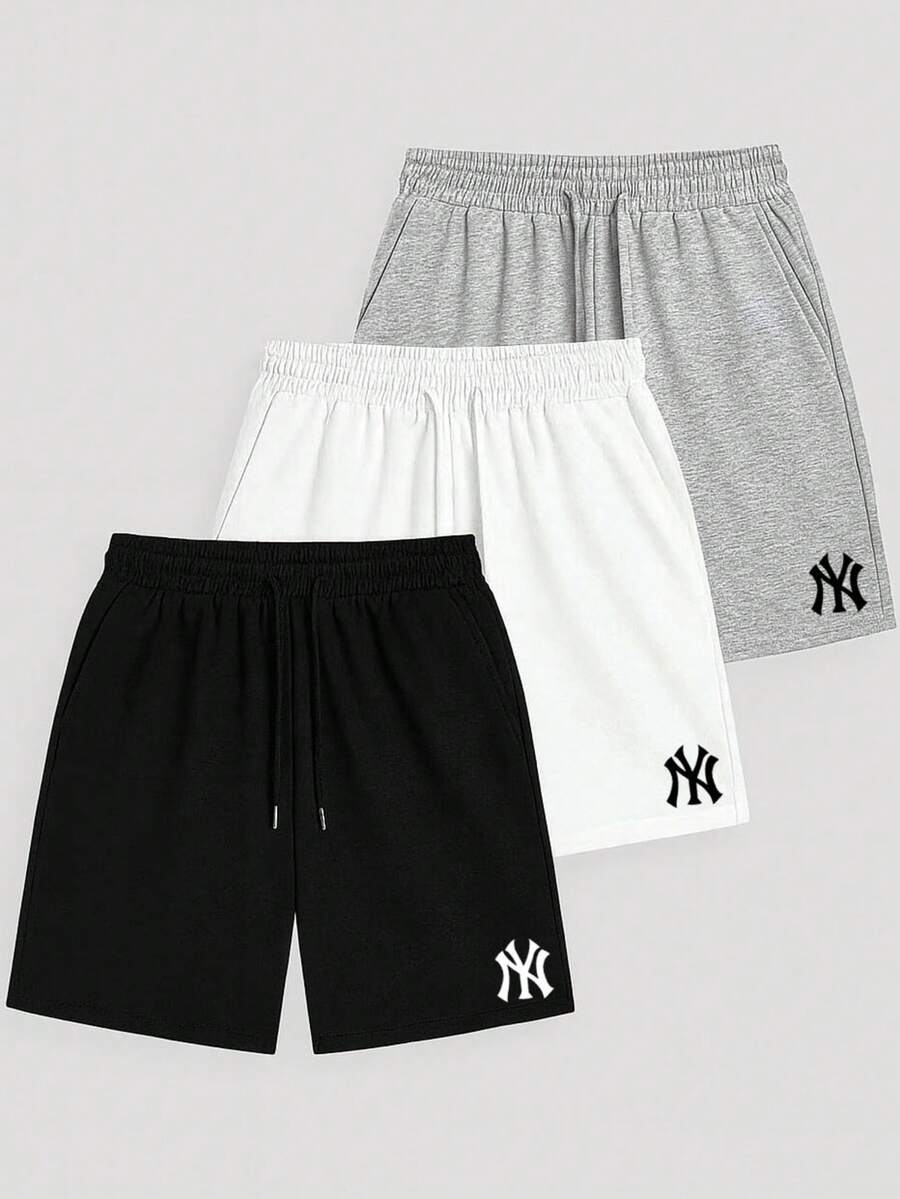 Kit 3 Bermudas Masculinas Moletom