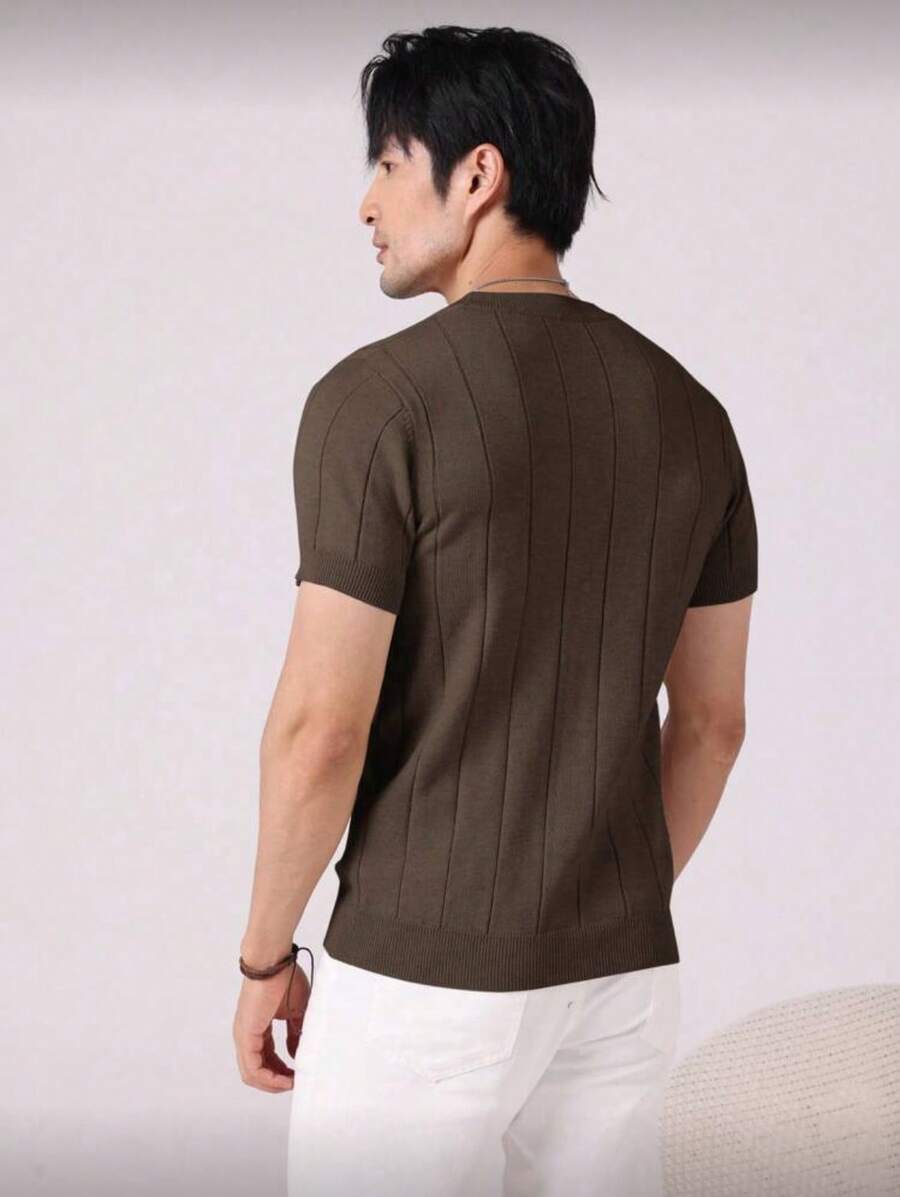 Camiseta Básica Masculina Malha