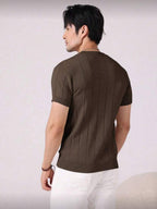 Camiseta Básica Masculina Malha