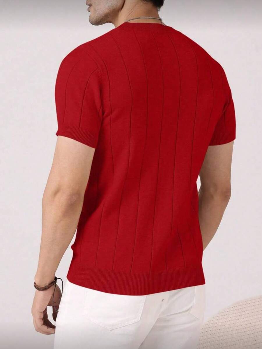 Camiseta Básica Masculina Malha