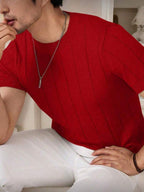 Camiseta Básica Masculina Malha