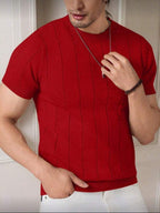Camiseta Básica Masculina Malha