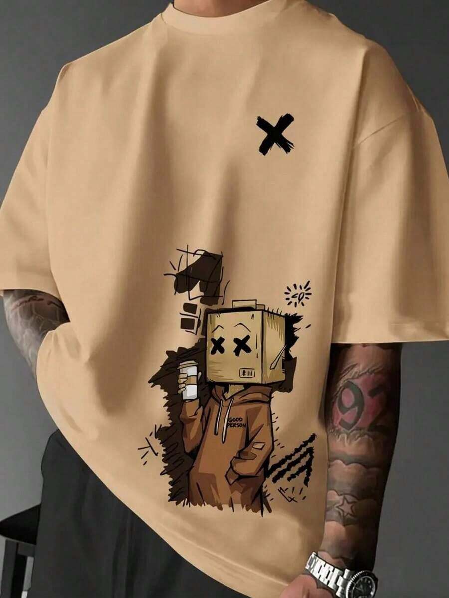 Camiseta Masculina Street Wear Algodão Premium