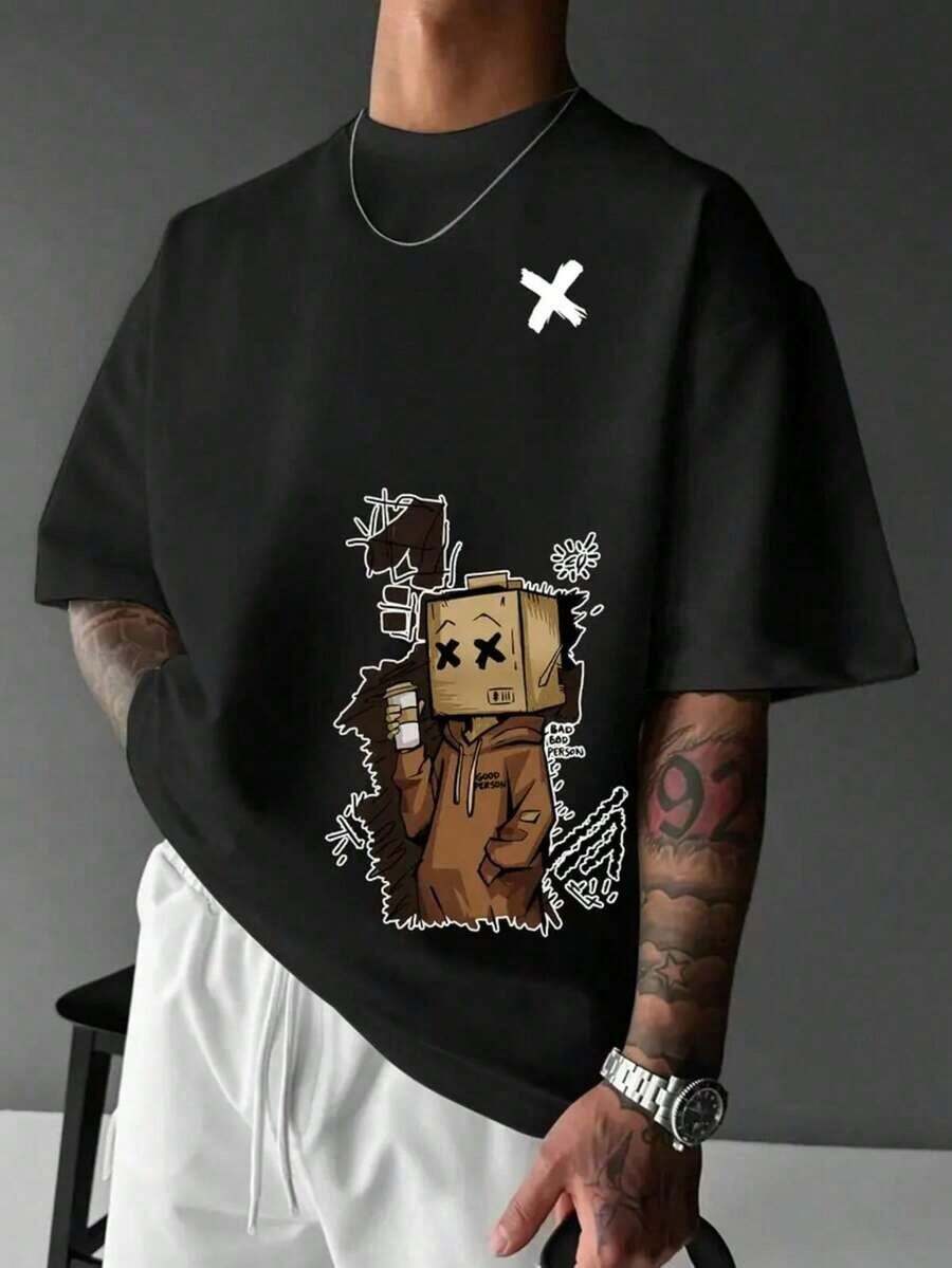 Camiseta Masculina Street Wear Algodão Premium