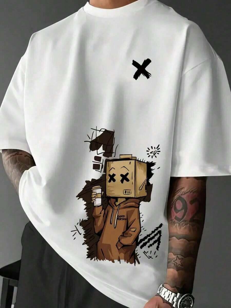 Camiseta Masculina Street Wear Algodão Premium