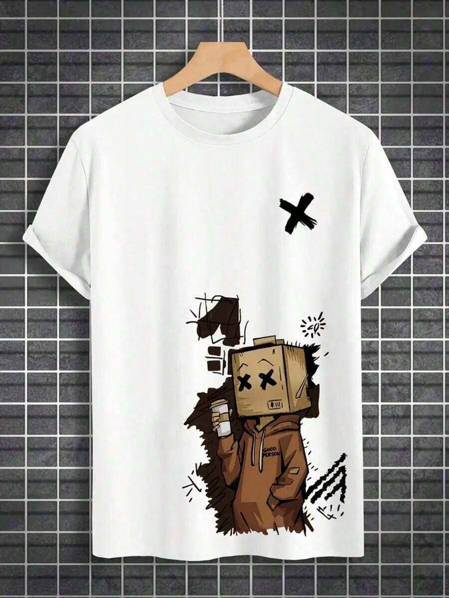 Camiseta Masculina Street Wear Algodão Premium