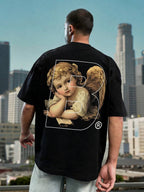 Camiseta de Manga Curta com Gola Redond