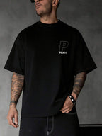 Camiseta de Manga Curta com Gola Redond