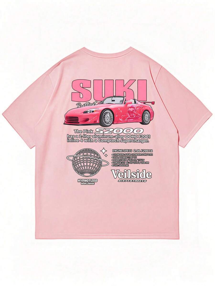 Camiseta de Manga Curta Casual