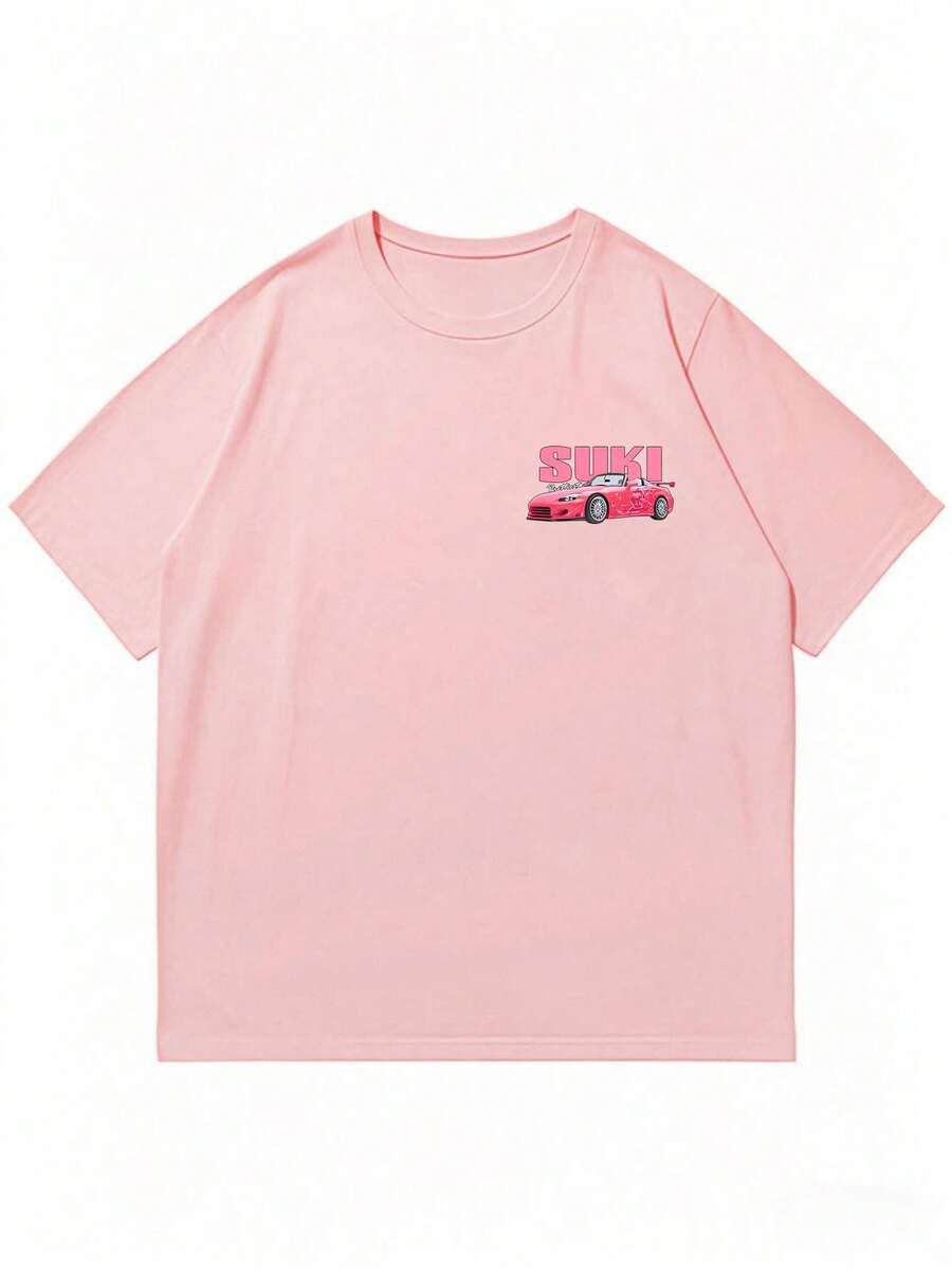 Camiseta de Manga Curta Casual