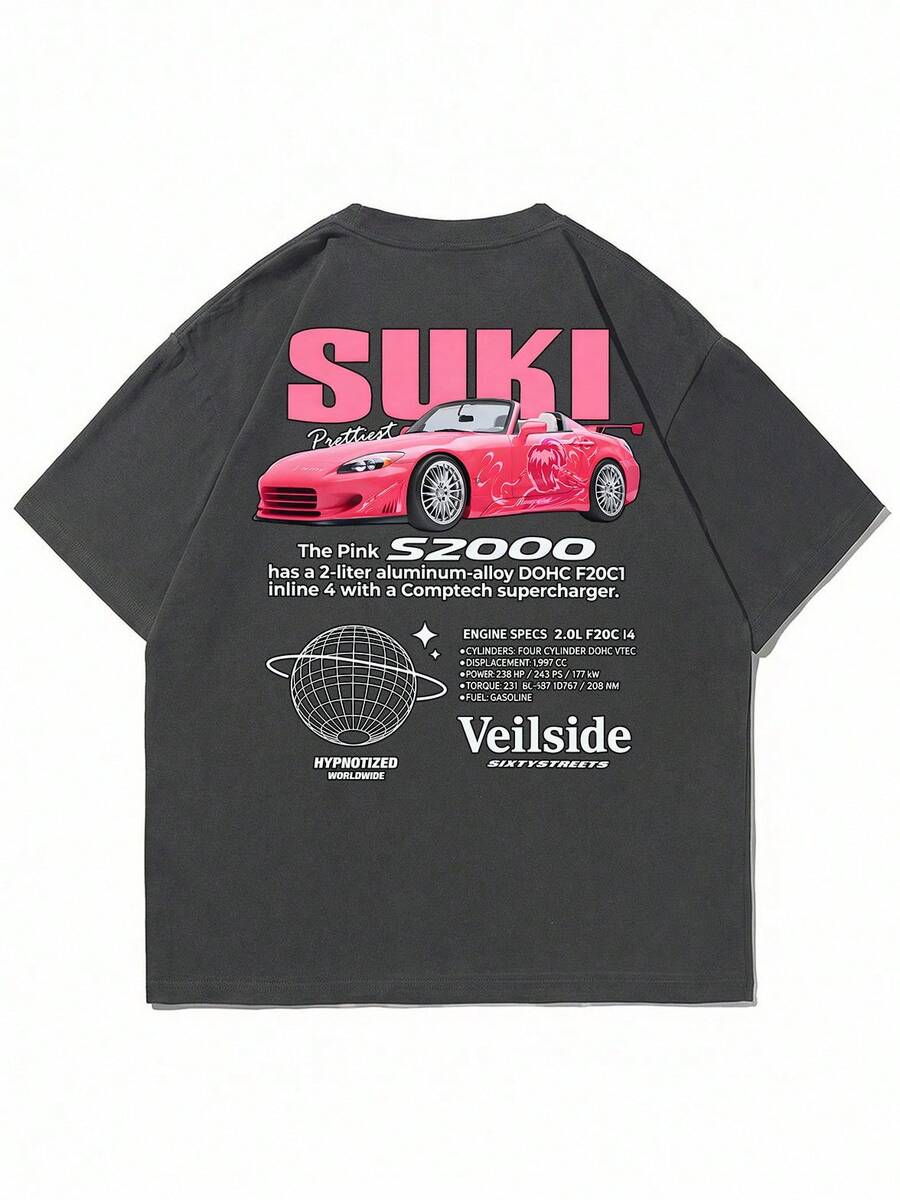 Camiseta de Manga Curta Casual
