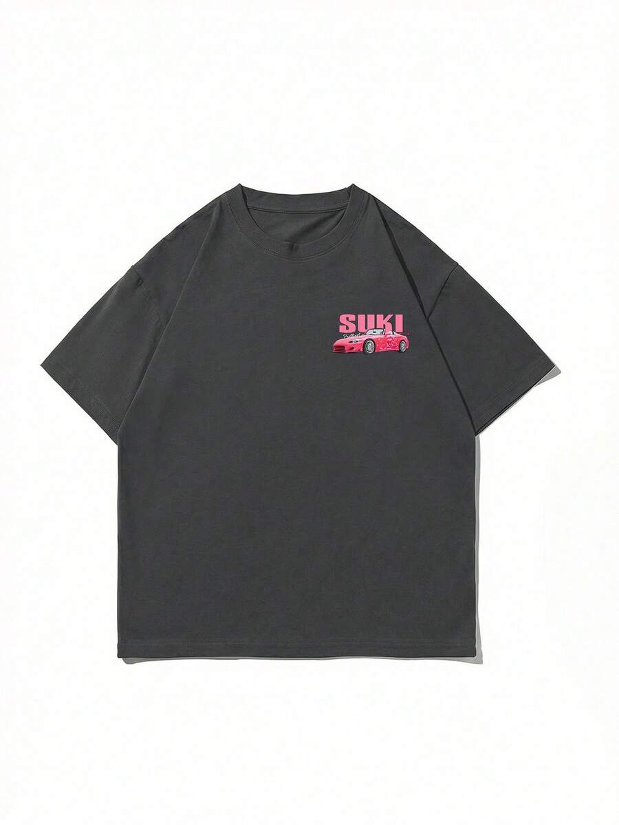 Camiseta de Manga Curta Casual