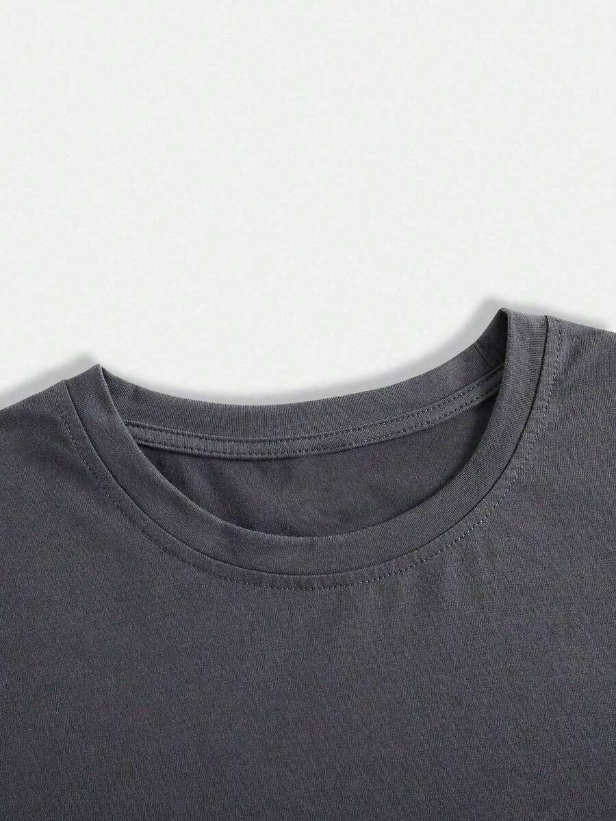 Camiseta de Manga Curta Casual