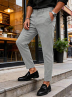 Calças Skinny De Terno De Negócios Para Homens