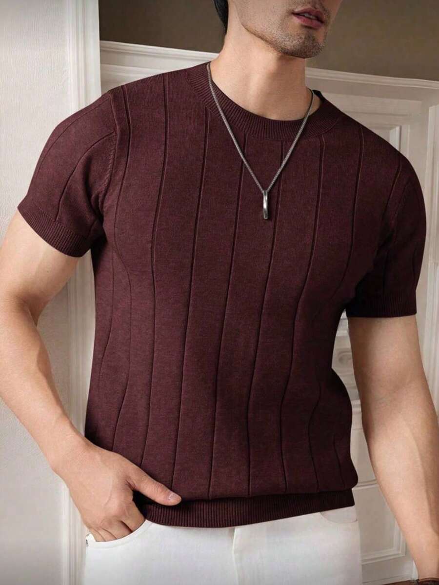 Camiseta Básica Masculina Malha