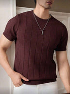 Camiseta Básica Masculina Malha