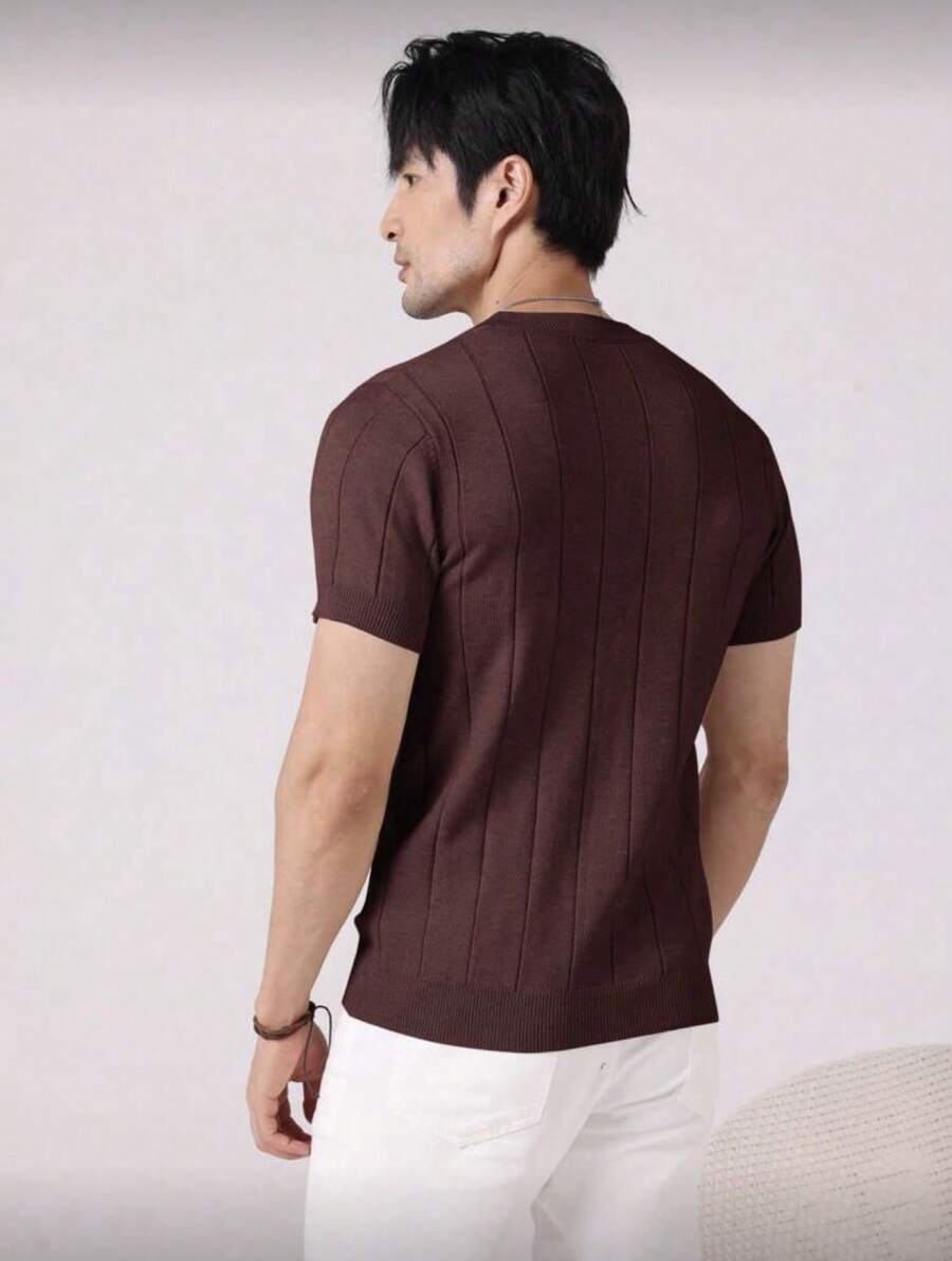 Camiseta Básica Masculina Malha
