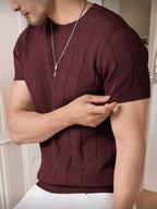 Camiseta Básica Masculina Malha