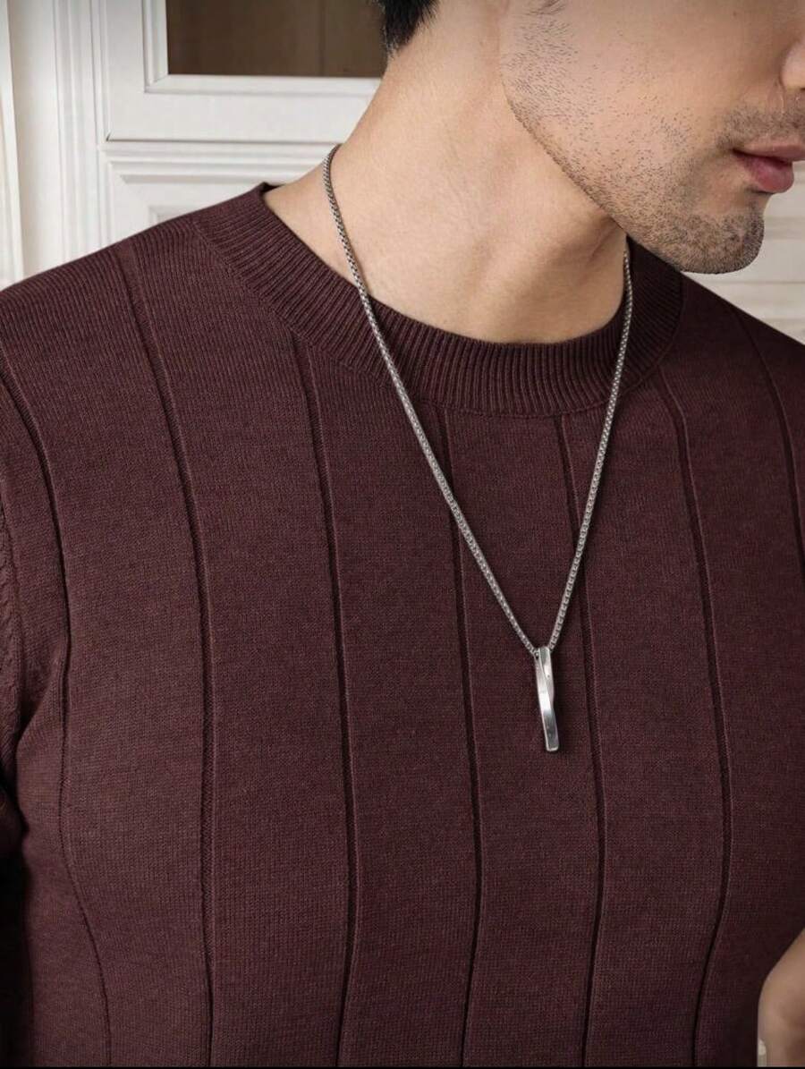 Camiseta Básica Masculina Malha