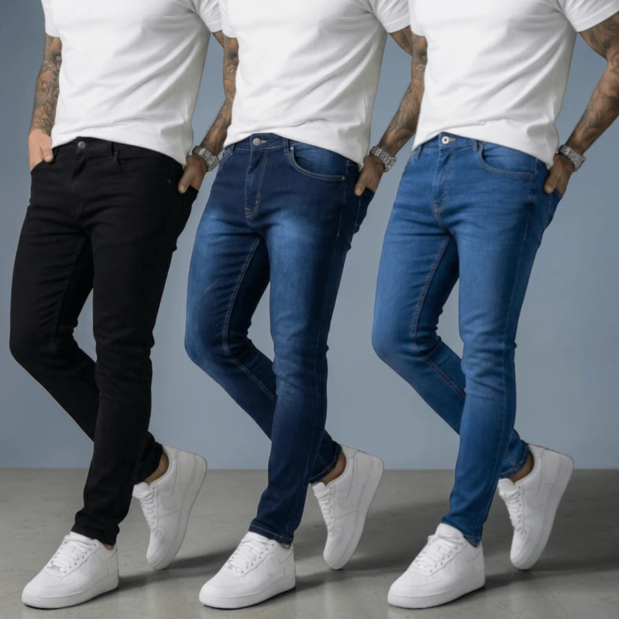 kit 3 Calças Denim Premium